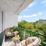 Pulawska Mokotów 2-bedroom&living Room, Balcony&free Parking On Site Apartamento *